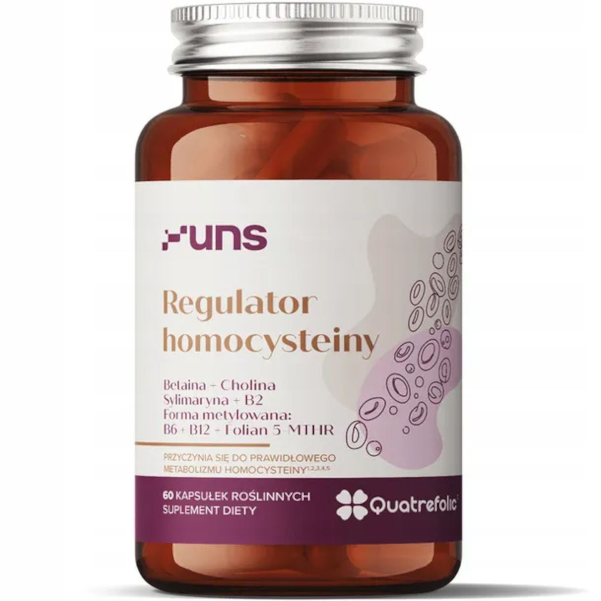UNS Regulator Homocysteiny, kapsułki, 60 sztuk