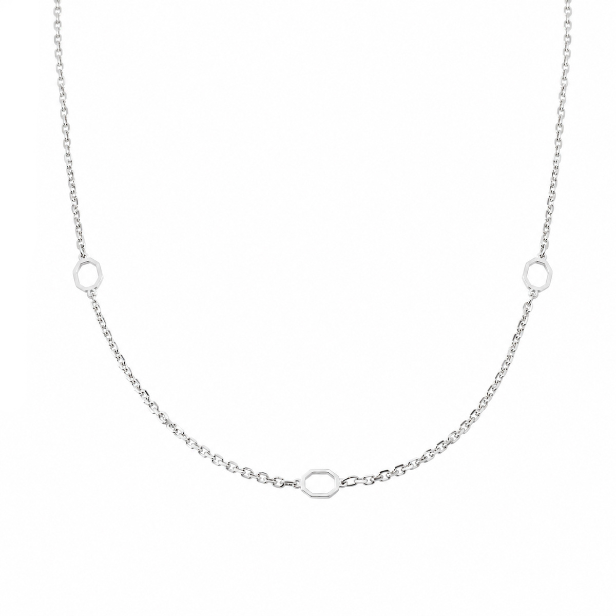 Biżuteria SWAROVSKI 5667468. Łańcuszek, Kolor szary. Kobieta.