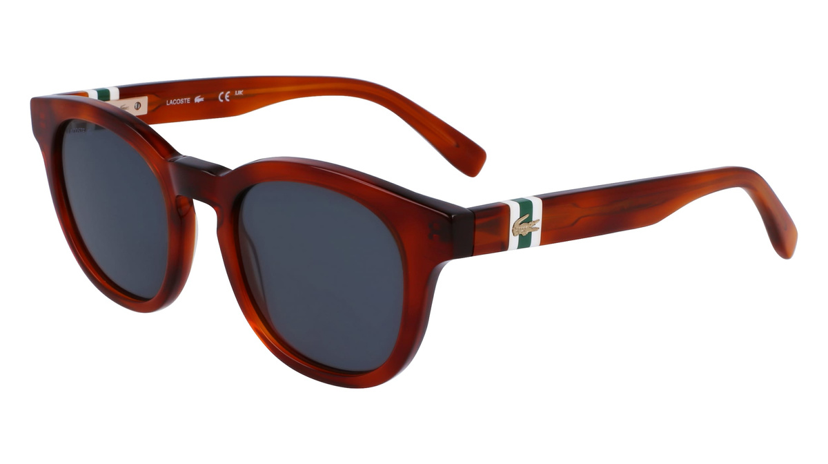 Okulary LACOSTE L6006S-218. Okulary przeciwsłoneczne, Kolor brązowy. Mężczyzna.
