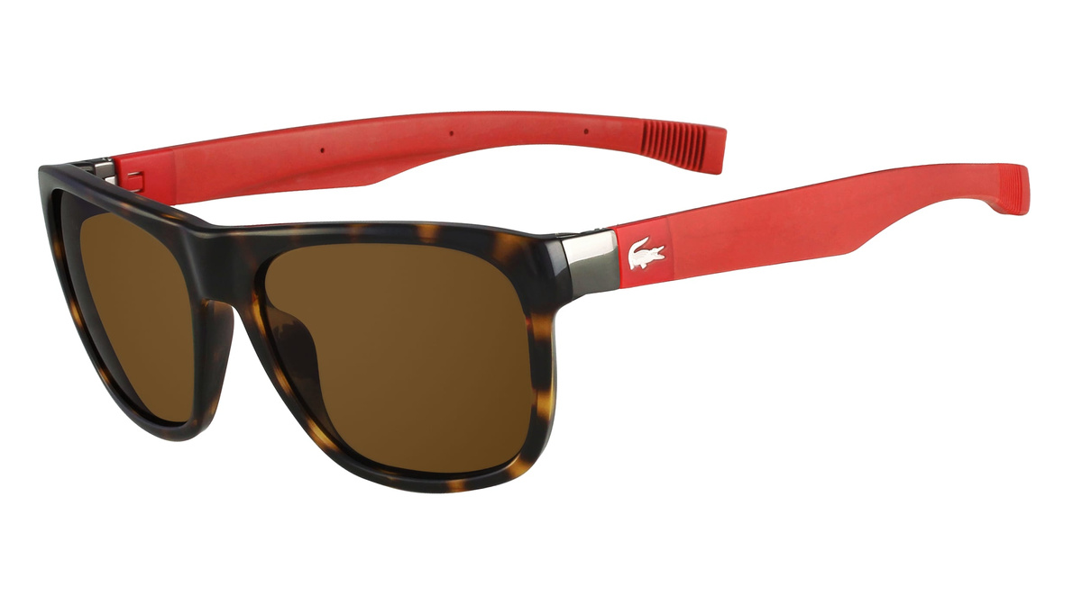 Okulary LACOSTE L664S-5517214. Okulary przeciwsłoneczne, Kolor brązowy. Unisex.