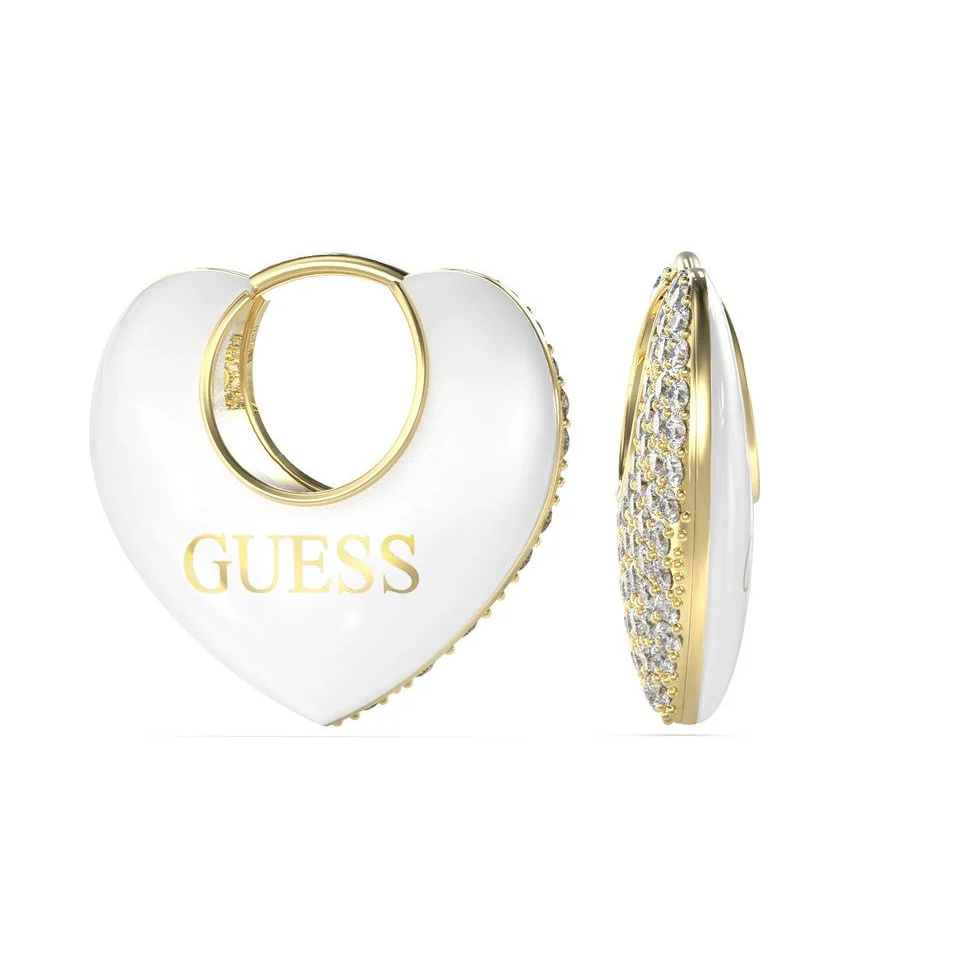 Biżuteria GUESS JUBE05206JWY. Kolczyki, Kolor biały. Kobieta.