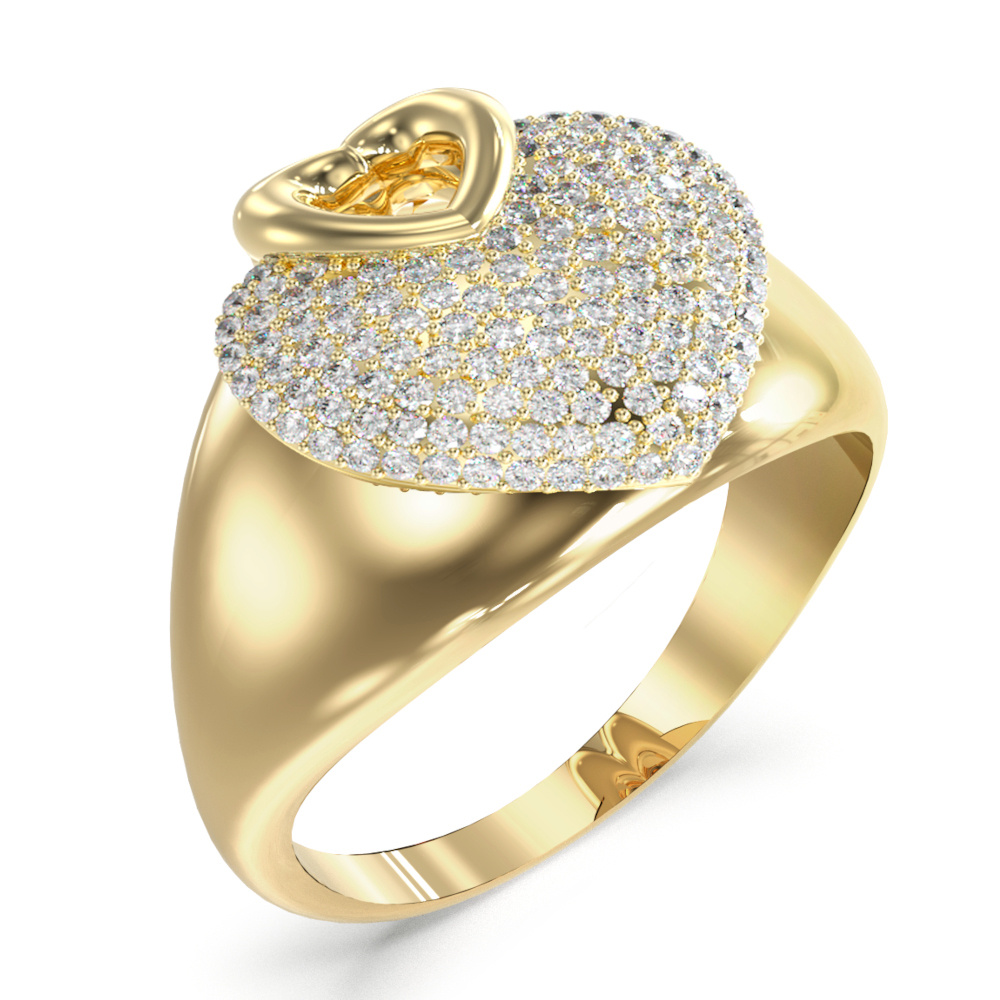 Biżuteria GUESS JUBR05215JWYG. Pierścionek, Kolor złoty. Kobieta.