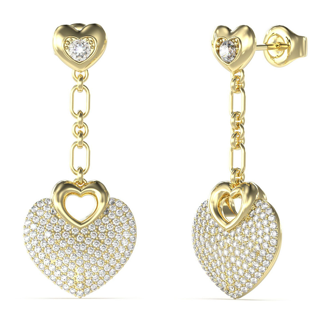 Biżuteria GUESS JUBE05210JWYG. Kolczyki, Kolor złoty. Kobieta.