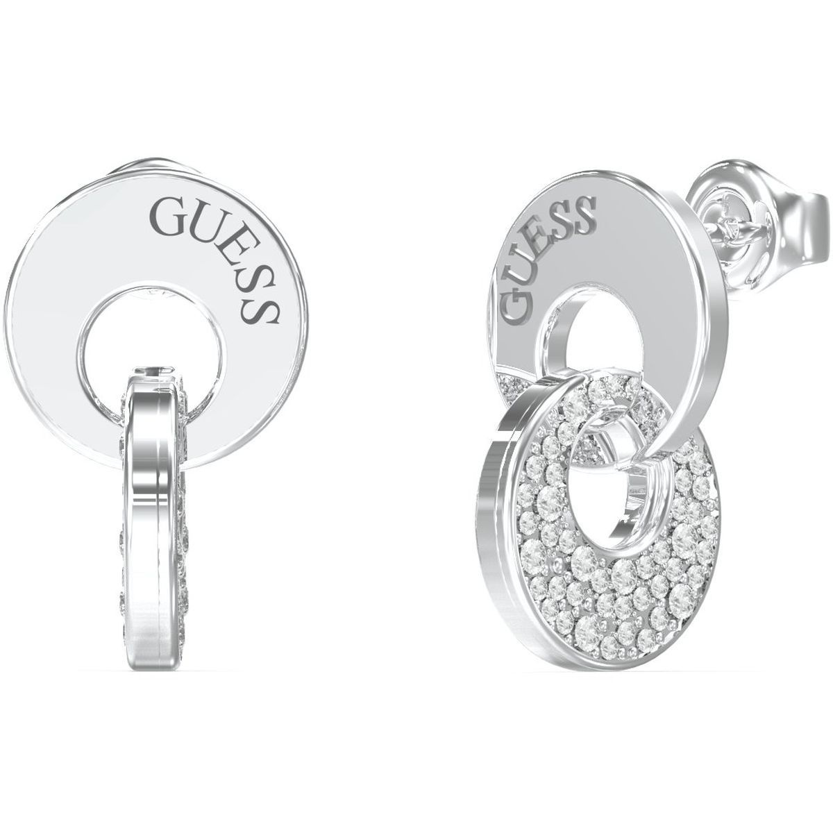 Biżuteria GUESS JUBE05221JWRH. Kolczyki, Kolor szary. Kobieta.
