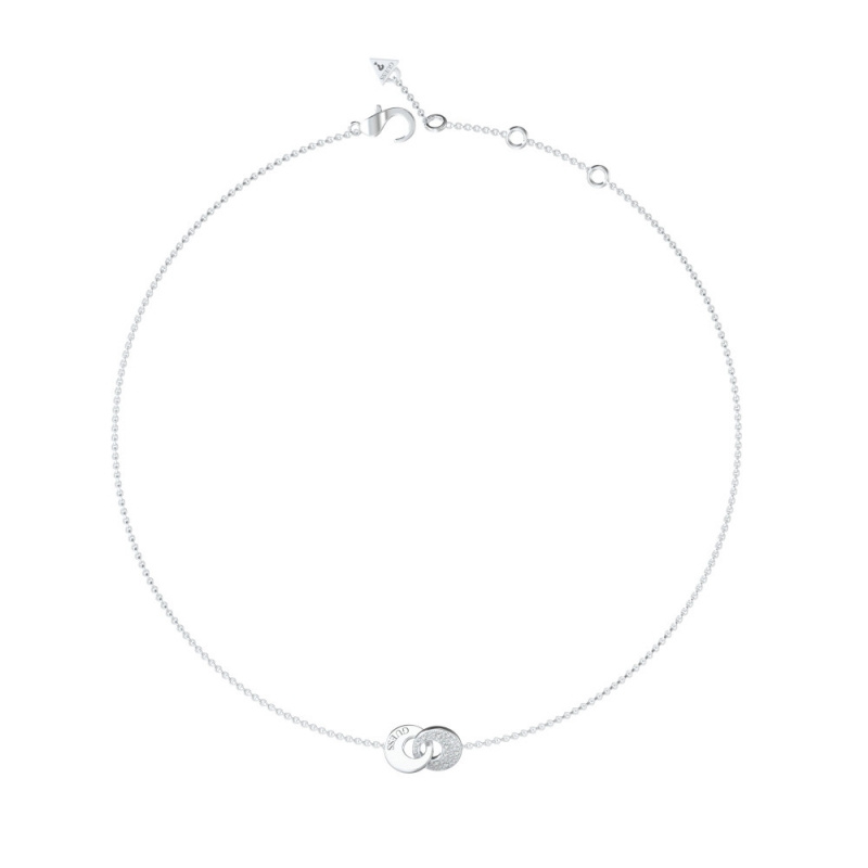 Biżuteria GUESS JUBN05219JWRH. Kolczyki, Kolor szary. Kobieta.