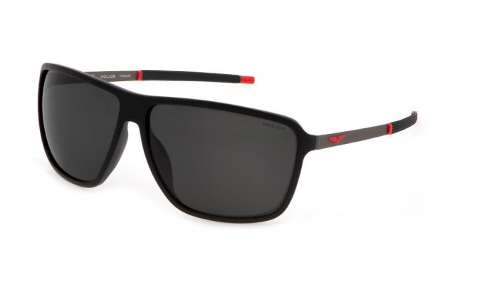 Okulary POLICE SPLL15M65U28P. Okulary przeciwsłoneczne, Kolor czarny. Mężczyzna.