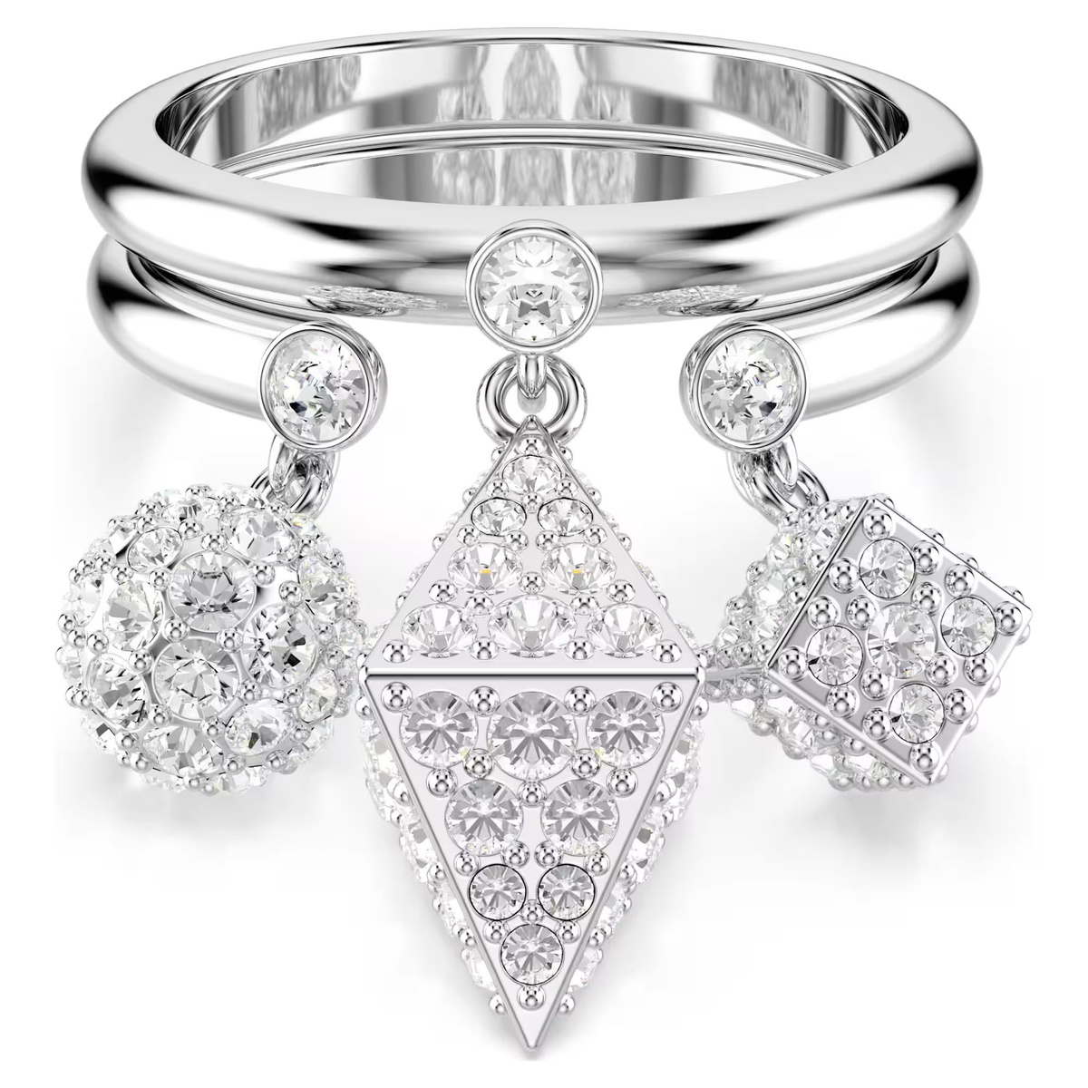 Biżuteria SWAROVSKI 5709842. Pierścionek, Kolor szary. Kobieta.
