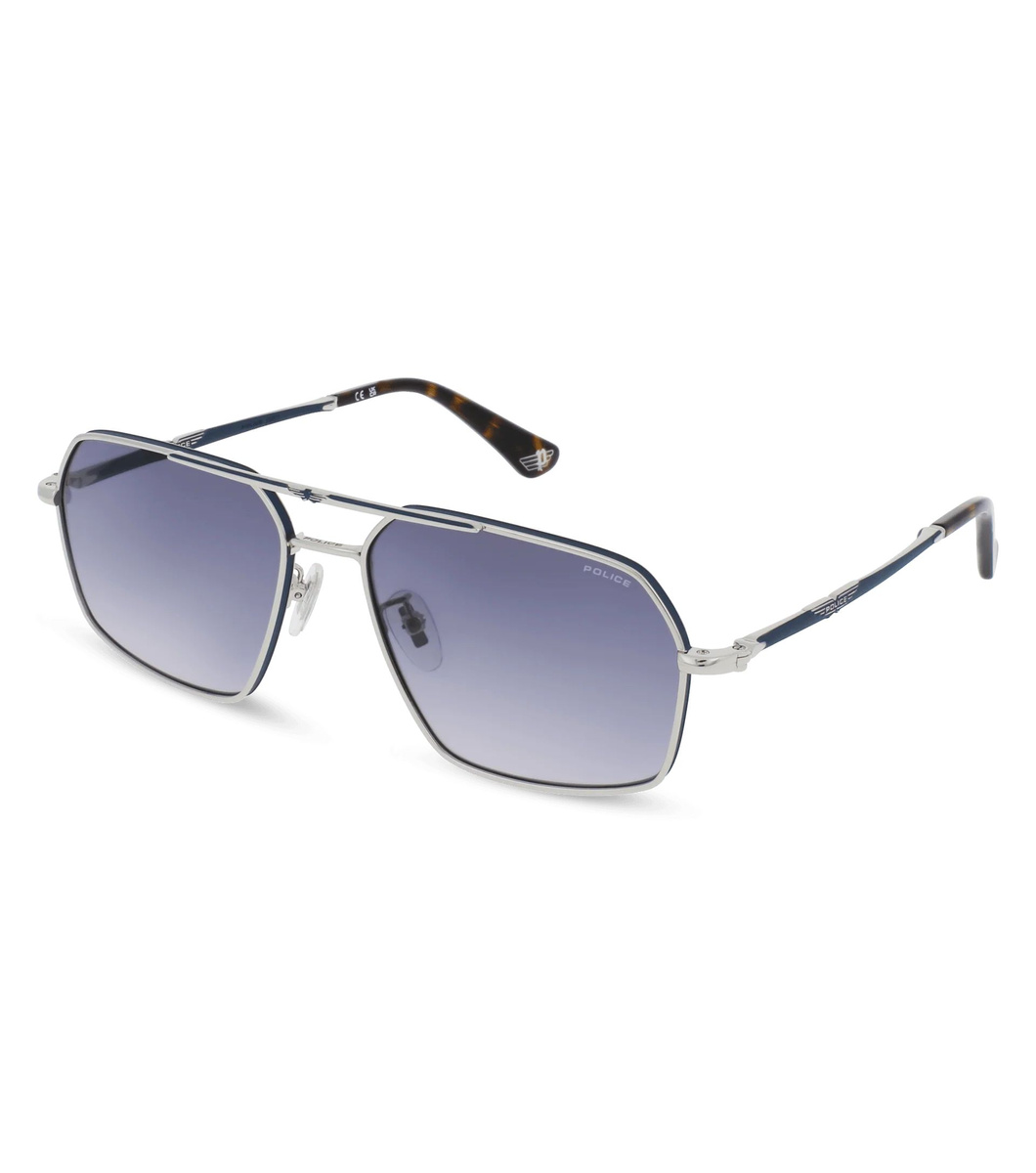 Okulary POLICE SPLL86M580F94. Okulary przeciwsłoneczne, Kolor szary. Mężczyzna.