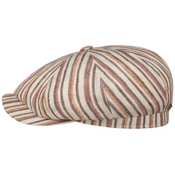 Kaszkiet Lniany Tenscott 8 Panel by JJ Hats, beżowy, XL (60-61 cm)