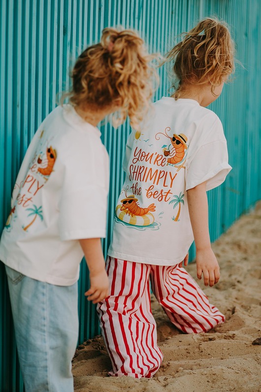 T-shirt oversize Kreweta dziecko