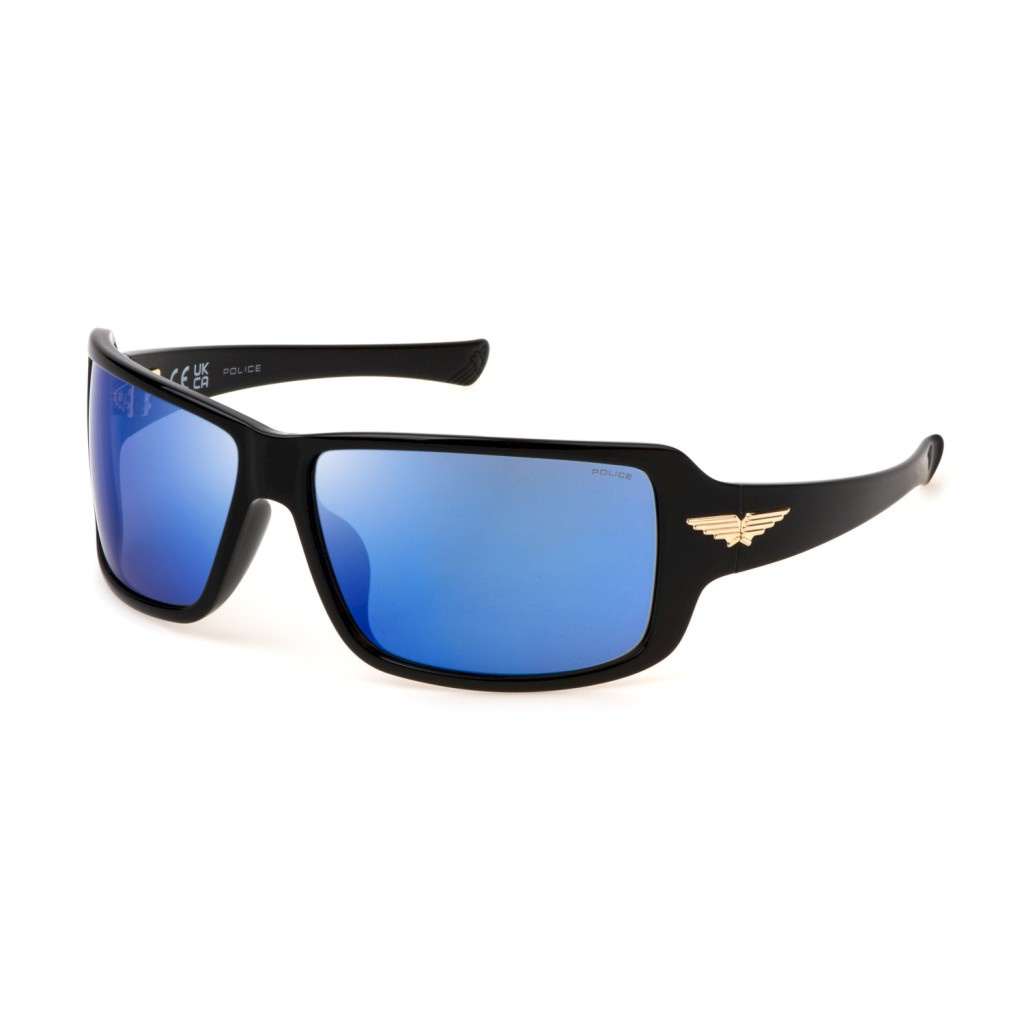 Okulary POLICE SPLN37M650Z42. Okulary przeciwsłoneczne, Kolor czarny. Mężczyzna.