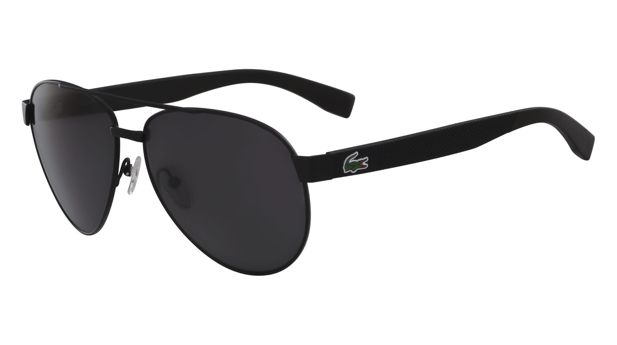 Okulary LACOSTE L185S-6014001. Okulary przeciwsłoneczne, Kolor czarny. Unisex.