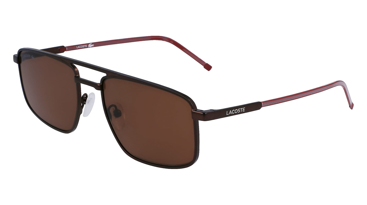 Okulary LACOSTE L255S-5619201. Okulary przeciwsłoneczne, Kolor brązowy. Mężczyzna.