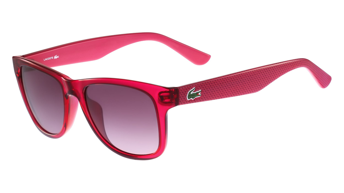 Okulary LACOSTE L734S-5218525. Okulary przeciwsłoneczne, Kolor różowy. Unisex.