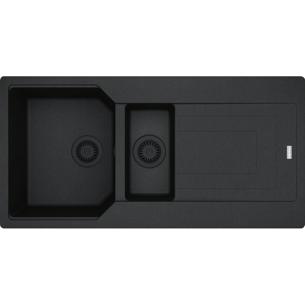 Franke Urban UBG 651-100 1,5 komorowy Onyx/ Czarny odpływ Fragranite 114.0741.215