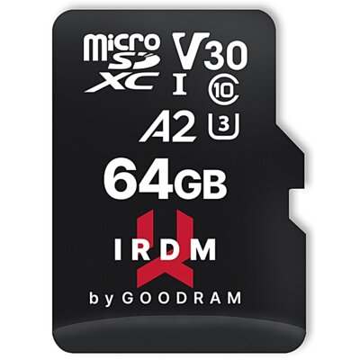 Karta pamięci GOODRAM M2AA microSDHC 64GB + Adapter GGSM2AA-0640R12