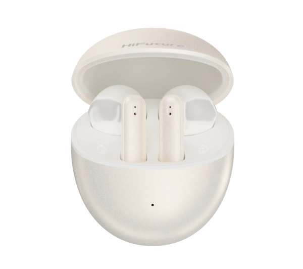 HiFuture ColorBuds 3 Douszne ENC Bluetooth 5.4 Perłowy Biały
