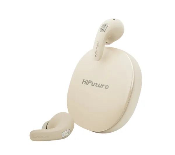 HiFuture FlyBuds4 Dokanałowe Bluetooth 5.4 Beżowy