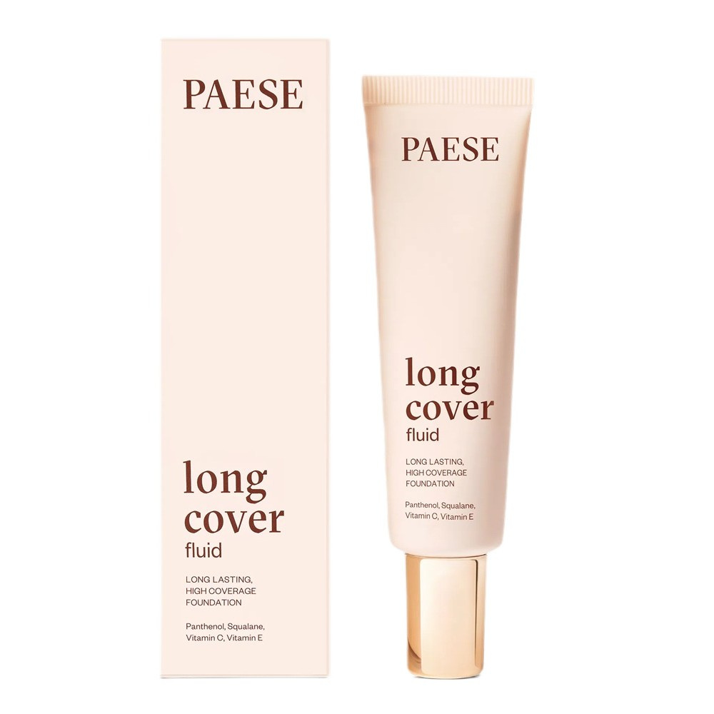 Paese Long Cover Fluid kryjący podkład do twarzy 00 Nude 30ml