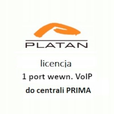 Platan NOWA Licencja na 1 port wewnętrzny VoIP do central PRIMA