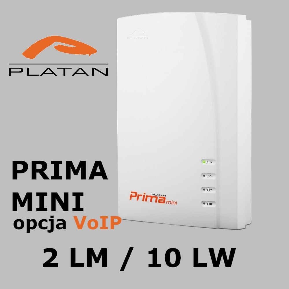 Platan Centrala telefoniczna PRIMA mini 2 LM/10 LW opcja VoIP
