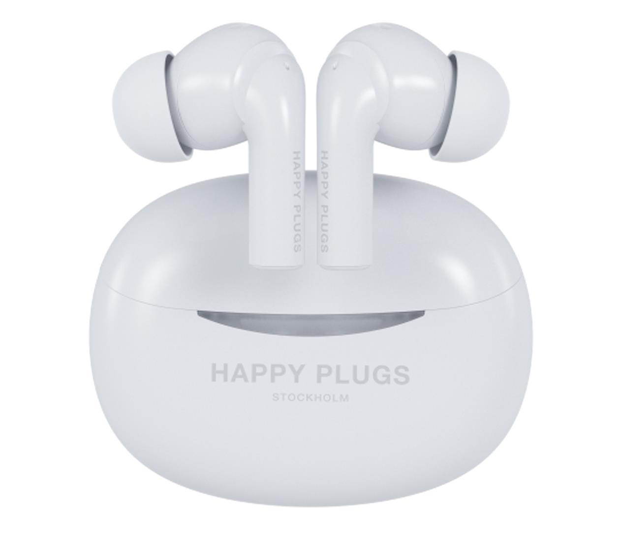 Happy Plugs Joy Pro bezprzewodowe słuchawki douszne z ANC white