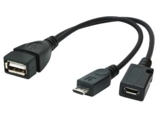 Gembird Kabel USB 2.0 - micro USB 15cm OTG