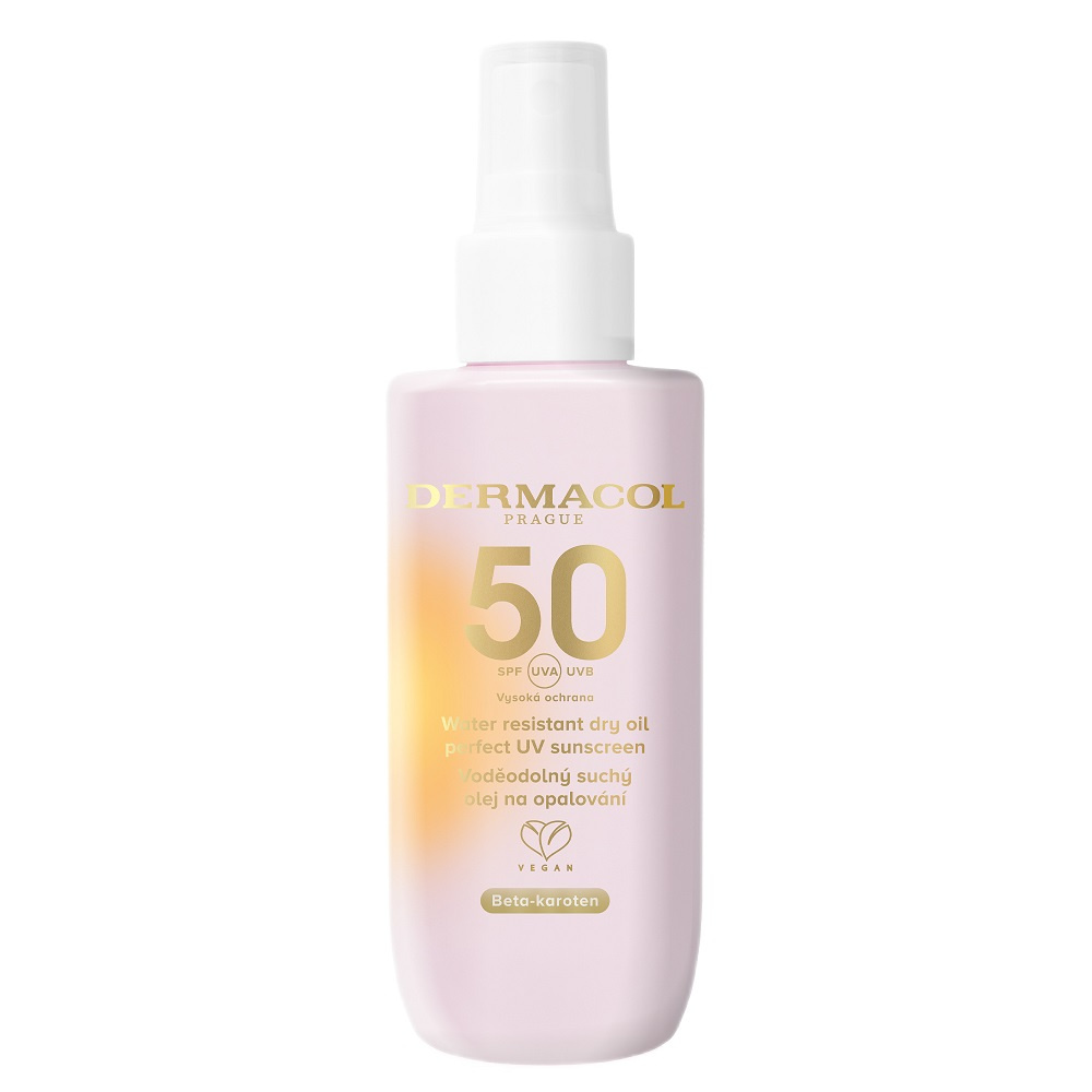 Dermacol Sun Care wodoodporny suchy olejek do opalania w sprayu SPF50 150ml