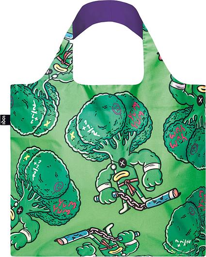 Torba LOQI Artist Brosmind Eat your Greens z recyklingu
