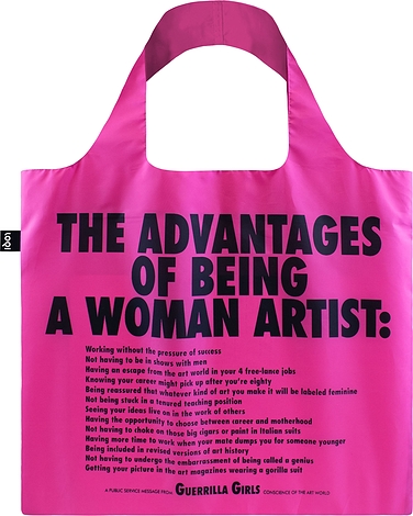 Torba LOQI Guerrilla Girls The Advantages Of Being A Woman z recyklingu