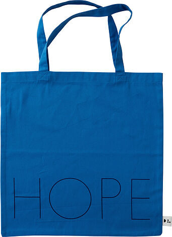 Torba na zakupy Design Letters Hope kobaltowa