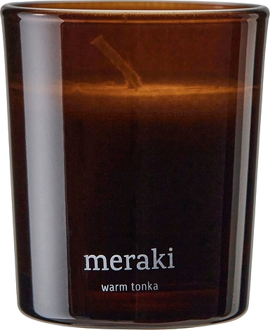 Świeca zapachowa Meraki Warm Tonka mała