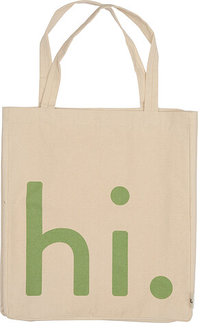 Torba uniwersalna Design Letters Hi beżowo-zielona