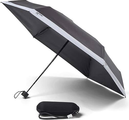 Parasolka Pantone Travel czarna z etui