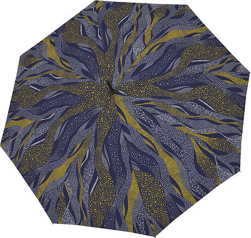 Parasol automatyczny Fiber Flex Long niebiesko-złoty