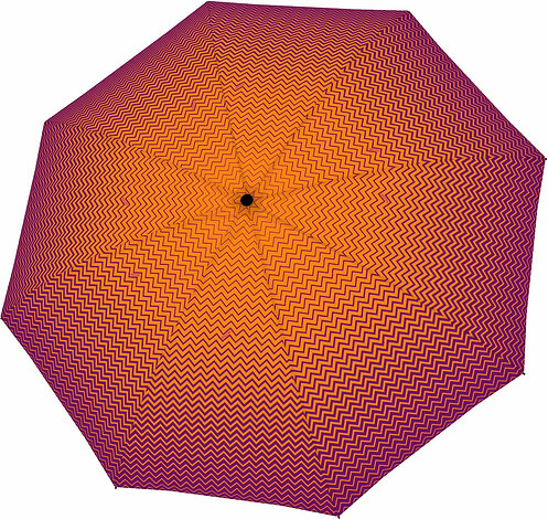 Parasolka Magic Fiber pomarańczowo-fioletowa