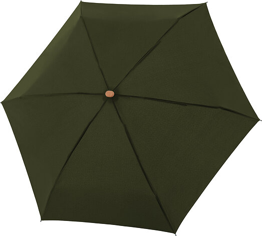Parasolka Nature Mini Cork oliwkowa zieleń
