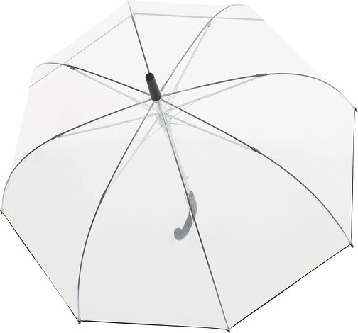 Parasol automatyczny Nizza Long przezroczysto-czarny