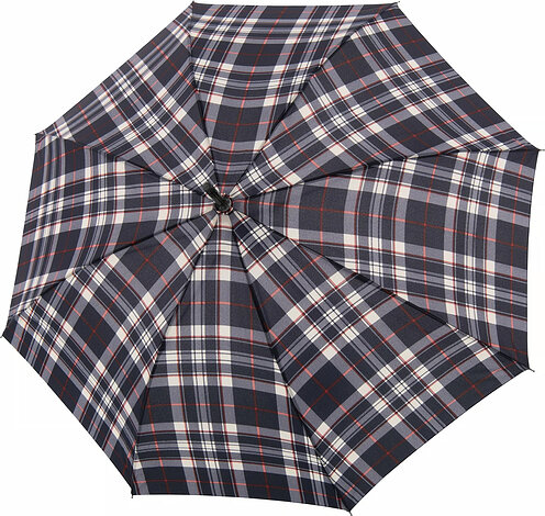 Parasol Stabil w kratę niebieski