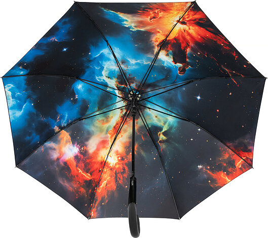 Parasol automatyczny Modern.Art Long mgławica wielokolorowy