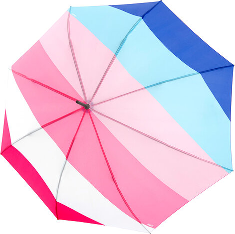 Parasol automatyczny Modern.Art Long w pasy różowo-niebieski
