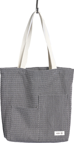 Torba Tote Piqué ciemnoszara