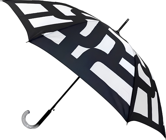 Parasol Smati czarno-biały