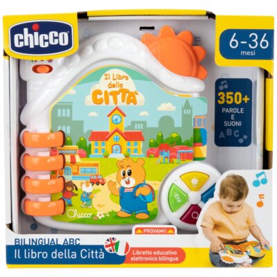 Zabawka edukacyjna CHICCO Książeczka Miasto Bilingual ABC 00012547000130