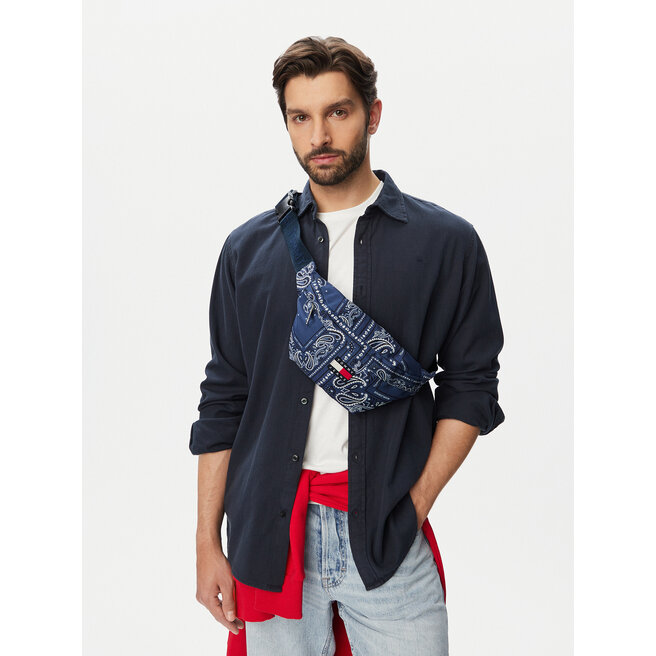 Nerka Tommy Jeans Tjm Ess Daily Bandana Bumbag AM0AM14350 Niebieski