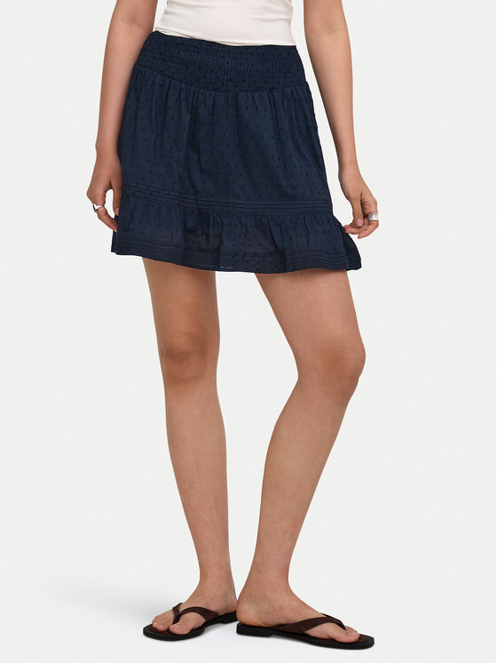 ONLY Spódnica mini Katti 15376205 Granatowy Regular Fit