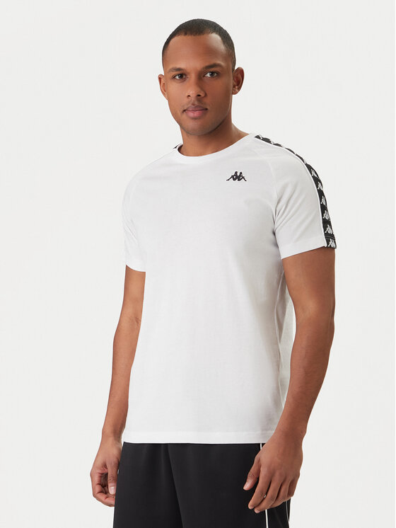 Kappa T-Shirt 303UV10 Biały Slim Fit
