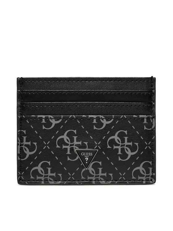 Guess Etui na karty kredytowe SMVELE LEA25 Szary