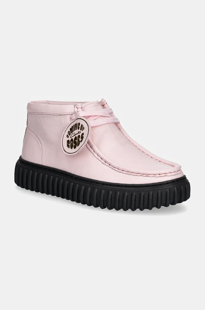 Clarks Originals półbuty skórzane CUR Torhill Hi