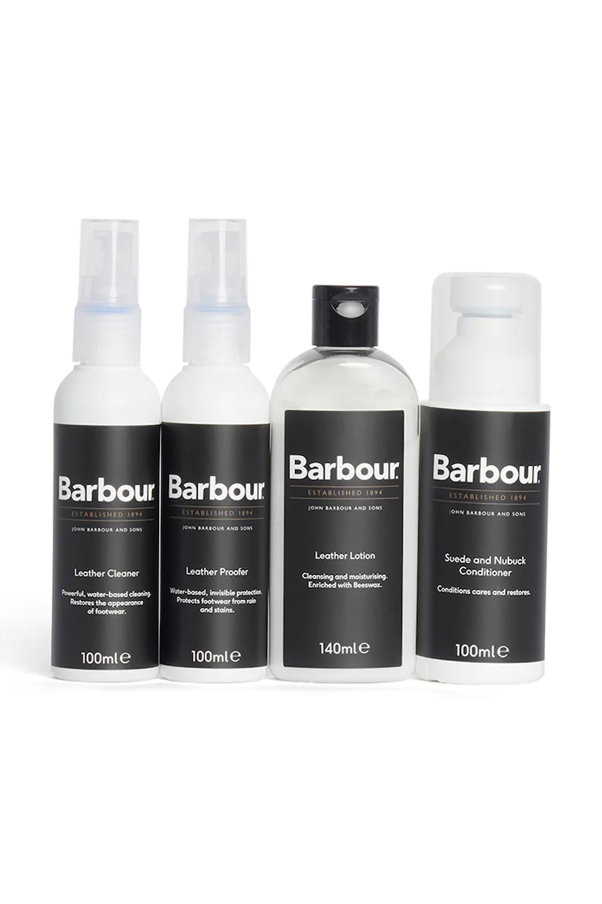 Barbour zestaw do pielęgnacji butów Leather Footwear Care Kit 3-pack